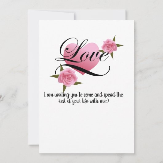 提案  招待状 (正面)