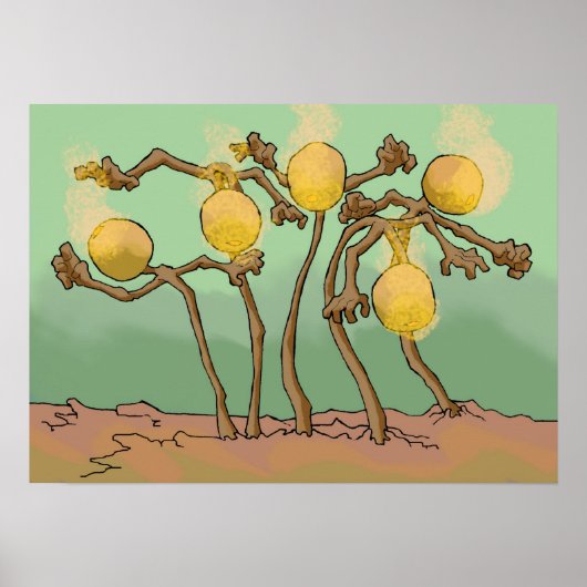 提灯ぬめ菌 ポスター (正面)