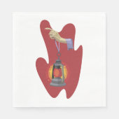 提灯を持って スタンダードランチョンナプキン (正面)