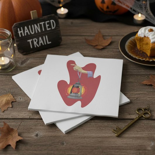 提灯を持って スタンダードランチョンナプキン