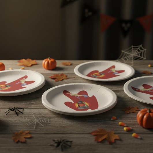 提灯を持って ペーパープレート