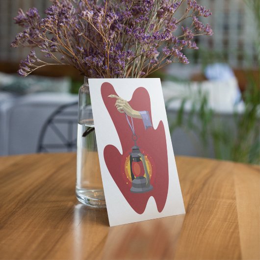 提灯を持って 招待状