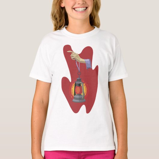 提灯を持って Tシャツ (正面)