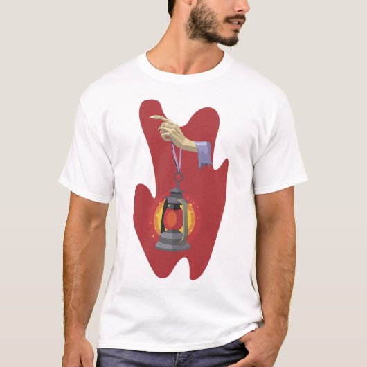 提灯を持って Tシャツ (正面)
