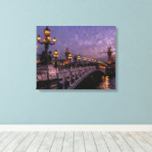 提灯付き橋 キャンバスプリント (インサイチュ (ウッドフロア))