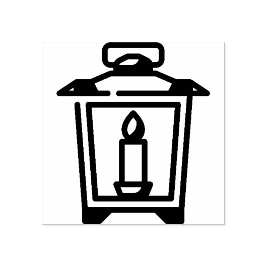 提灯 ラバースタンプ (インプリント)