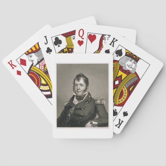 提督のオリバーの危険ペリー(1785-1819年)は、刻みます トランプ (裏面)