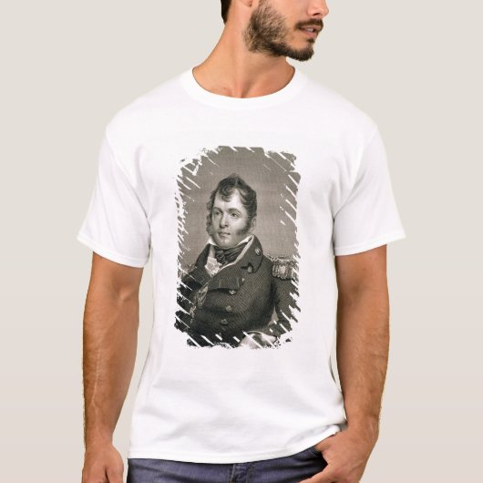 提督のオリバーの危険ペリー(1785-1819年)は、刻みます Tシャツ (正面)