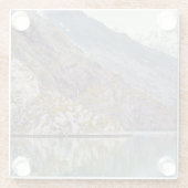 提示は縞で飾ります ガラスコースター (裏面)