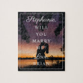 提結婚案は小さな写真で結婚 ジグソーパズル (縦)