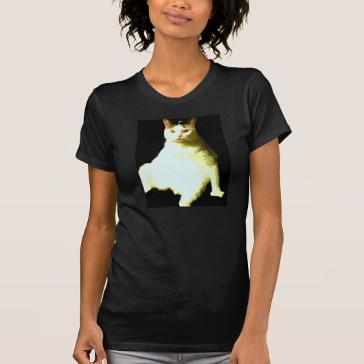 提起猫 Tシャツ (正面)
