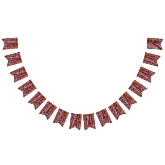 揚げられていたベーコン バンティングフラッグ (全)