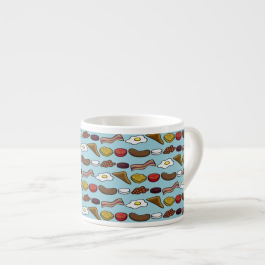 揚げられていた朝食 エスプレッソカップ (正面右)