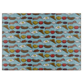 揚げられていた朝食 カッティングボード (正面)