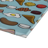 揚げられていた朝食 カッティングボード (角)