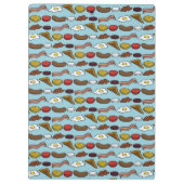 揚げられていた朝食 クリップボード (裏面)