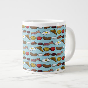 揚げられていた朝食 ジャンボコーヒーマグカップ