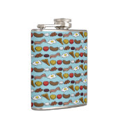 揚げられていた朝食 フラスク (右)