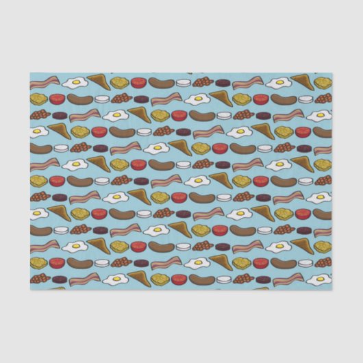 揚げられていた朝食 薄葉紙 (正面)