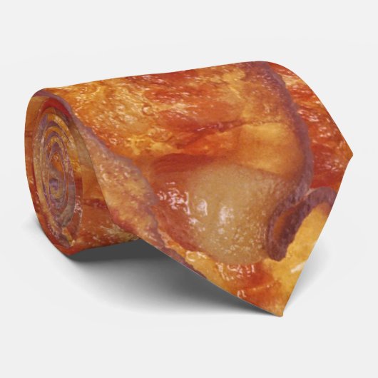 揚げられていた薄切りベーコン ネクタイ (ロール)