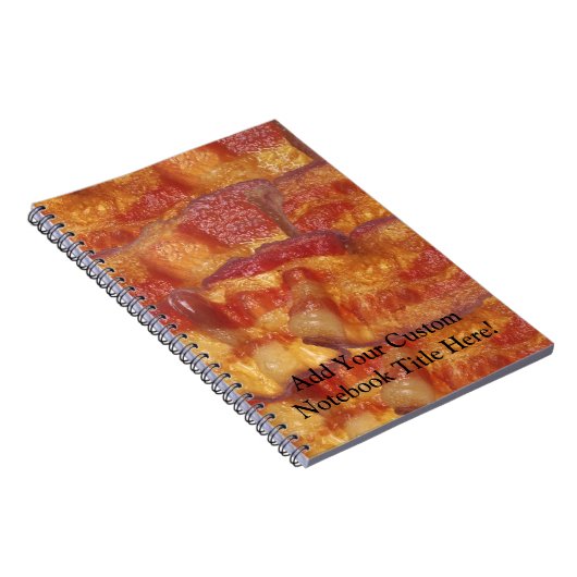 揚げられていた薄切りベーコン ノートブック (右側)