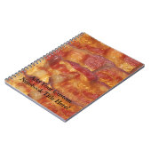 揚げられていた薄切りベーコン ノートブック (左側)