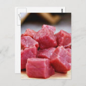 揚げスメルト食品ディナー準備料理 ポストカード (正面/裏面)