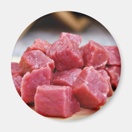 揚げスメルト食品ディナー準備料理 マグネット (正面)