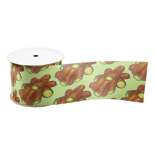 揚げハラペーニョポッパーズグリーンホットハラペーノペッパー サテンリボン (リール)