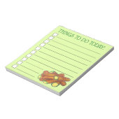 揚げハラペーニョポッパーズグリーンホットハラペーノペッパー ノートパッド (回転)