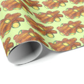 揚げハラペーニョポッパーズグリーンホットハラペーノペッパー ラッピングペーパー (ロールコーナー)