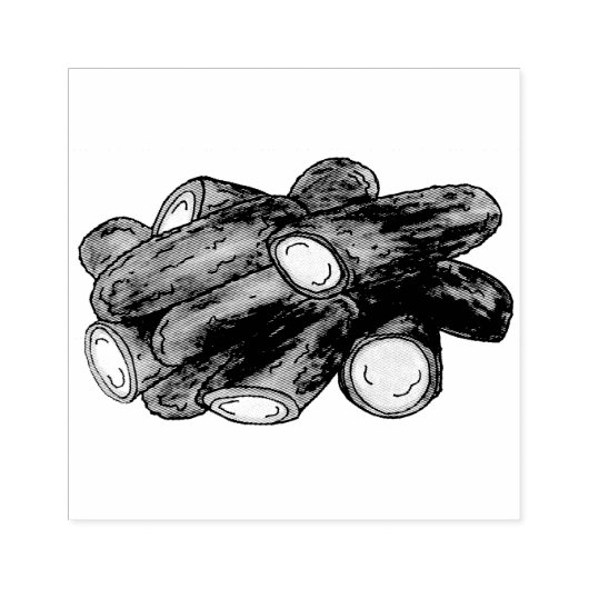 揚げハラペーニョポッパーズグリーンホットハラペーノペッパー ラバースタンプ (インプリント)