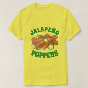 揚げハラペーニョポッパーズグリーンホットハラペーノペッパー Tシャツ