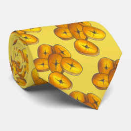 揚げプランテン料理バナナスフカリブのェッド ネクタイ