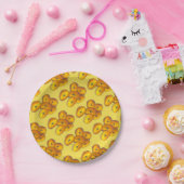 揚げプランテン料理バナナスフカリブのェッド ペーパープレート (パーティー)