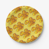 揚げプランテン料理バナナスフカリブのェッド ペーパープレート (正面)