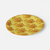 揚げプランテン料理バナナスフカリブのェッド ペーパープレート (アングル)