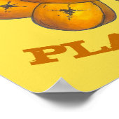 揚げプランテン料理バナナスフカリブのェッド ポスター (角)