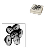 揚げプランテン料理バナナスフカリブのェッド ラバースタンプ (押印)