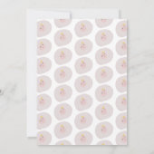 揚げ卵かわいいブライダルシャワーブランチ 招待状 (裏面)