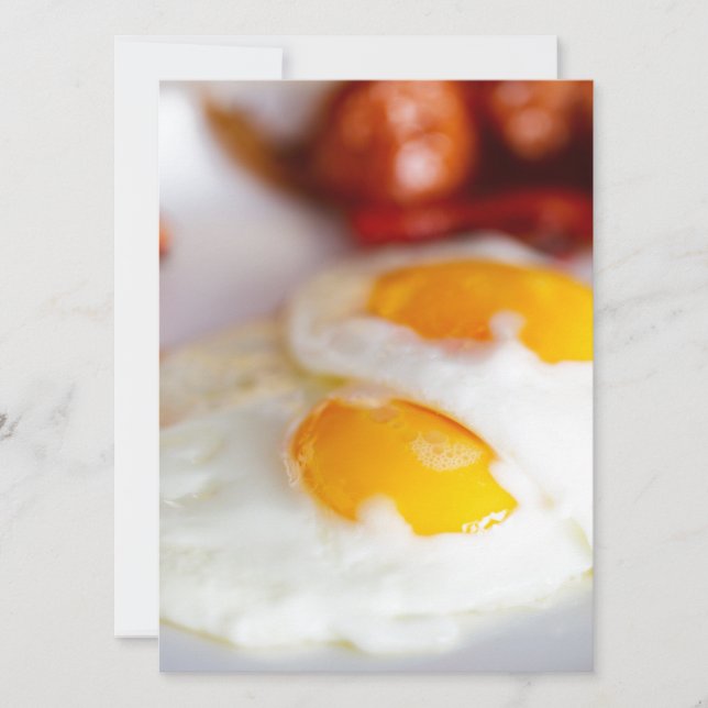 揚げ卵の朝食 (正面)