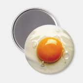 揚げ卵サニーサイドアップ写真 マグネット (正面/裏面)