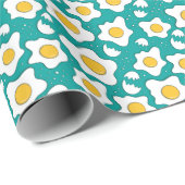 揚げ卵パターン包装紙 ラッピングペーパー (ロールコーナー)