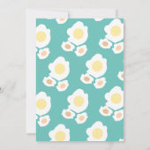 揚げ卵ファースト誕生日招待状 招待状 (裏面)