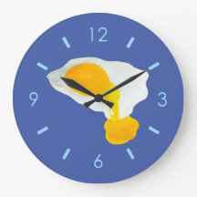 "揚げ卵"の壁時計