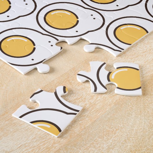 揚げ卵 ジグソーパズル (側面)