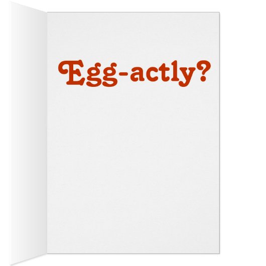 揚げ卵 – -誕生日カード (内側 (右))