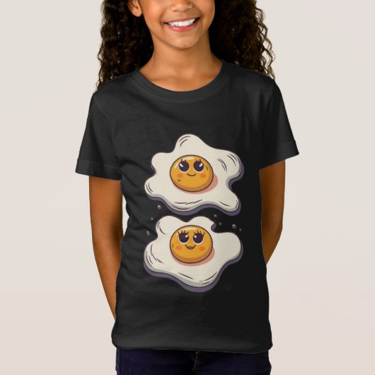 揚げ卵 Tシャツ (正面)