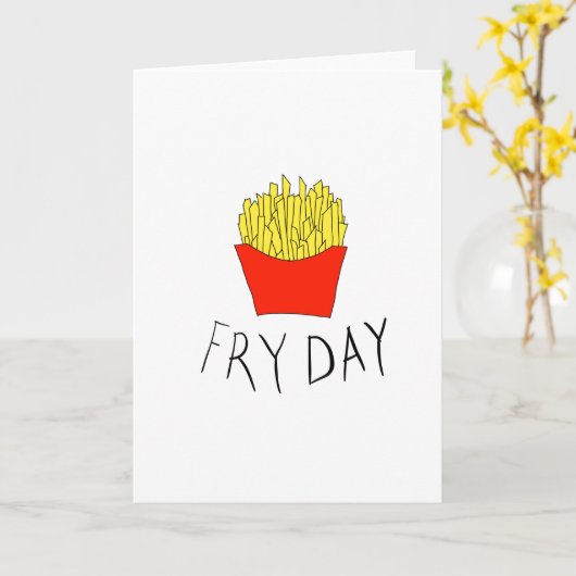 揚げ日 カード (黄色い花)