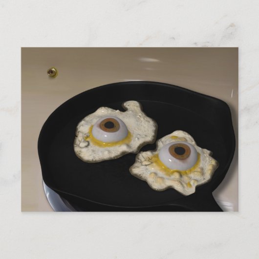 揚げ物かスクランブル?ポストカード ポストカード (正面)
